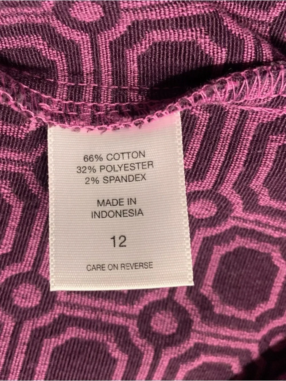 New York & Company Geometric Print Skirt - 12